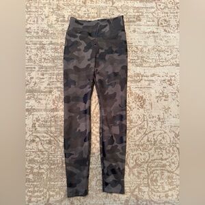 White House Black Market Faux Suede Camo Leggings size 4